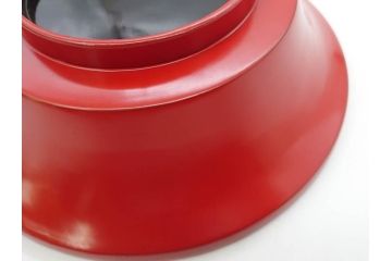 明治期　朱塗　木製椀　艶やかな漆が美しい煮物椀10客セット(漆器、和食器、汁椀、蓋付き、吸物椀、お椀、共箱付き)(R-079688)