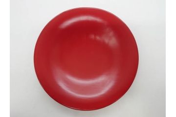 明治期　朱塗　木製椀　艶やかな漆が美しい煮物椀10客セット(漆器、和食器、汁椀、蓋付き、吸物椀、お椀、共箱付き)(R-079688)