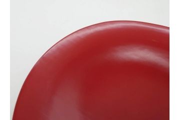 明治期　朱塗　木製椀　艶やかな漆が美しい煮物椀10客セット(漆器、和食器、汁椀、蓋付き、吸物椀、お椀、共箱付き)(R-079688)