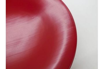 明治期　朱塗　木製椀　艶やかな漆が美しい煮物椀10客セット(漆器、和食器、汁椀、蓋付き、吸物椀、お椀、共箱付き)(R-079688)