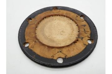 時代物　雅な花のデザインが美しい小鼓(菊、梅、花、金蒔絵、漆、つづみ、鼓胴、革一組2枚、調緒、横調べ、縦調べ、小締、和楽器、打楽器、雅楽、能楽)(R-079689)