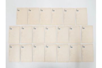 昭和レトロ　新年はがき　女の子　男の子　はがきまとめてセット(絵葉書、年賀状、ハガキ、箱付き、計539枚、8種類、振袖、スキー、凧、お正月、羽子板、少年飛行兵)(R-079690)