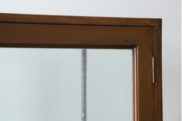 イギリスアンティーク　マホガニー材　エレガントな雰囲気漂う猫脚が魅力的なGケース(キャビネット、ガラスケース、コレクションケース、ディスプレイケース、ショーケース、飾り棚、陳列棚、店舗什器、英国)(R-079706)