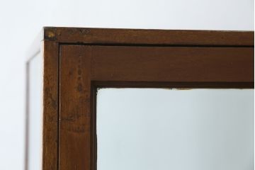 イギリスアンティーク　マホガニー材　エレガントな雰囲気漂う猫脚が魅力的なGケース(キャビネット、ガラスケース、コレクションケース、ディスプレイケース、ショーケース、飾り棚、陳列棚、店舗什器、英国)(R-079706)
