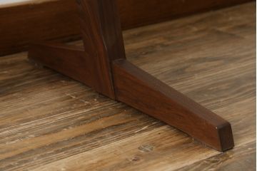 和製ビンテージ　美品　ジョージナカシマ　コノイドチェア(CONOID CHAIR)　CN101　スタイリッシュな佇まいのサイドチェア(ジョージ・ナカシマ、板座チェア、ダイニングチェア、椅子、イス、ヴィンテージ)(R-079711)