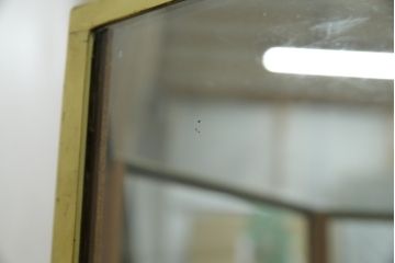 イギリスアンティーク　マホガニー材　おしゃれな真鍮フレームのオクタゴンガラスケース(ショーケース、Gケース、ディスプレイケース、コレクションケース、八角形、飾り棚、陳列棚、店舗什器、英国)(R-079717)