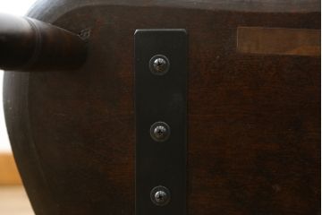 和製ビンテージ　松本民芸家具　シックな佇まいが魅力的な#72リーチ型チェア(ダイニングチェア、ウィンザーチェア、板座チェア、椅子、ウインザーチェア、ヴィンテージ)(R-079726)