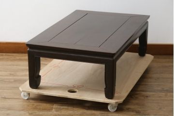 和製アンティーク　紫檀(シタン)材　上品な和を演出する座卓(ローテーブル、センターテーブル)(R-079729)