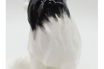 ノリタケ　NORITAKE　スタジオコレクション　狆(チン)　高さ 約10cm　大きな瞳が愛くるしいフィギュリン(犬、Studio Collection、ボーンチャイナ、置物、ディスプレイ、磁器、オブジェ)(R-079733)