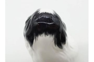 ノリタケ　NORITAKE　スタジオコレクション　狆(チン)　高さ 約10cm　大きな瞳が愛くるしいフィギュリン(犬、Studio Collection、ボーンチャイナ、置物、ディスプレイ、磁器、オブジェ)(R-079733)