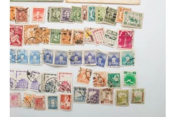 中華人民共和国　経済貿易展覧会　中国人民郵政　中華民国郵政　香港　満州　台湾　オオパンダ　イボハナザル　未使用・使用済　中国切手まとめてセット(猿、ジャイアントパンダ、中華民国航空郵票、外国切手、花、動物、風景、記念切手)(R-079736)