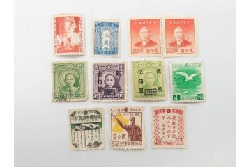 中華人民共和国　経済貿易展覧会　中国人民郵政　中華民国郵政　香港　満州　台湾　オオパンダ　イボハナザル　未使用・使用済　中国切手まとめてセット(猿、ジャイアントパンダ、中華民国航空郵票、外国切手、花、動物、風景、記念切手)(R-079736)