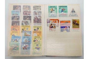 ディズニー　グレナダ　スペイン　キューバ　バチカン　フランス　アメリカ　チェコなど　外国切手まとめてセット(宇宙、馬、猫、犬、鳥、魚、花、植物、人物、車、飛行機、オリンピック、使用済み切手、切手帳)(R-079738)