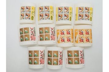 未使用切手　昭和26年〜平成31年　68種　額面66,138円　お年玉切手まとめてセット(日本郵便、十二支、切手シート、お正月、縁起物、着物、子供、だるま、記念切手、切手コレクション)(R-079739)