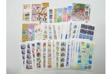 未使用切手　シート　バラ　額面483,182円　切手まとめてセット(ふるさとの花、国民体育大会記念、ドラえもん、キティ、スヌーピー、ディズニー、相撲絵シリーズ、記念切手、切手コレクション)(R-079742)