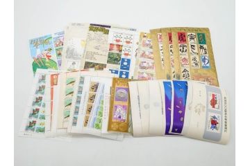未使用切手　シート　バラ　額面483,182円　切手まとめてセット(ふるさとの花、国民体育大会記念、ドラえもん、キティ、スヌーピー、ディズニー、相撲絵シリーズ、記念切手、切手コレクション)(R-079742)