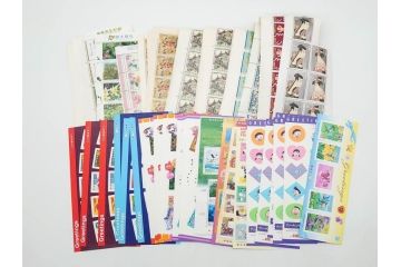 未使用切手　シート　バラ　額面483,182円　切手まとめてセット(ふるさとの花、国民体育大会記念、ドラえもん、キティ、スヌーピー、ディズニー、相撲絵シリーズ、記念切手、切手コレクション)(R-079742)