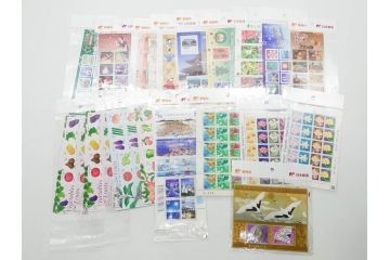 未使用切手　シート　バラ　額面483,182円　切手まとめてセット(ふるさとの花、国民体育大会記念、ドラえもん、キティ、スヌーピー、ディズニー、相撲絵シリーズ、記念切手、切手コレクション)(R-079742)