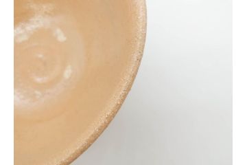 人間国宝　中里無庵(中里太郎右衛門)　唐津　宝珠　約15cm　4.9寸　和の味わいのある茶碗(抹茶碗、煎茶道具、茶道具、茶器、和食器、四寸九分、御物袋付き、外箱付き、共箱付き)(R-079746)