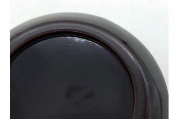 八代 中村宗哲　菊桐蒔絵　雅な美しさのある茶入(花、金彩、漆器、木製、茶入れ、茶筒、茶道具、茶器、又妙斎書付、共箱付き)(R-079748)