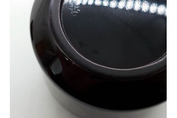八代 中村宗哲　菊桐蒔絵　雅な美しさのある茶入(花、金彩、漆器、木製、茶入れ、茶筒、茶道具、茶器、又妙斎書付、共箱付き)(R-079748)