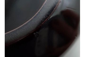 八代 中村宗哲　菊桐蒔絵　雅な美しさのある茶入(花、金彩、漆器、木製、茶入れ、茶筒、茶道具、茶器、又妙斎書付、共箱付き)(R-079748)
