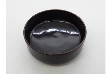 八代 中村宗哲　菊桐蒔絵　雅な美しさのある茶入(花、金彩、漆器、木製、茶入れ、茶筒、茶道具、茶器、又妙斎書付、共箱付き)(R-079748)