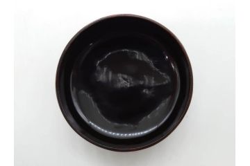 八代 中村宗哲　菊桐蒔絵　雅な美しさのある茶入(花、金彩、漆器、木製、茶入れ、茶筒、茶道具、茶器、又妙斎書付、共箱付き)(R-079748)