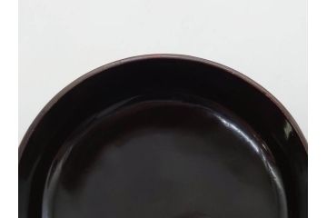 八代 中村宗哲　菊桐蒔絵　雅な美しさのある茶入(花、金彩、漆器、木製、茶入れ、茶筒、茶道具、茶器、又妙斎書付、共箱付き)(R-079748)