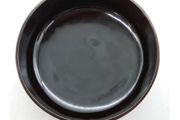 八代 中村宗哲　菊桐蒔絵　雅な美しさのある茶入(花、金彩、漆器、木製、茶入れ、茶筒、茶道具、茶器、又妙斎書付、共箱付き)(R-079748)