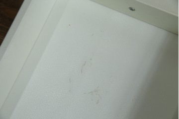 イタリアビンテージ　希少デザイン　華やかな装飾と可愛らしい色遣いが素敵なロココ調のデスク　(R-079754)