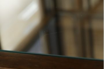 中古　maruni(マルニ木工)　地中海ロイヤル　照明と鏡付きで素敵なディスプレイが叶う飾棚80(キュリオケース、キャビネット、食器棚、カップボード、飾り棚、戸棚、収納棚)(定価約60万円)(R-079760)