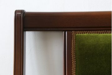 中古　美品　神戸洋家具　メープル不二屋　上品な佇まいが魅力的なアームチェア(ダイニングチェア、1P、一人掛け)(R-079765)