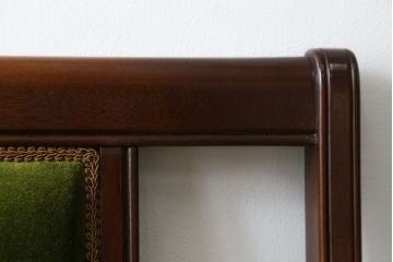 中古　美品　神戸洋家具　メープル不二屋　上品な佇まいが魅力的なアームチェア(ダイニングチェア、1P、一人掛け)(R-079765)