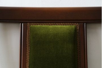 中古　美品　神戸洋家具　メープル不二屋　上品な佇まいが魅力的なアームチェア(ダイニングチェア、1P、一人掛け)(R-079765)