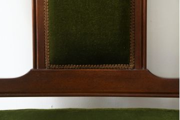 中古　美品　神戸洋家具　メープル不二屋　上品な佇まいが魅力的なアームチェア(ダイニングチェア、1P、一人掛け)(R-079765)