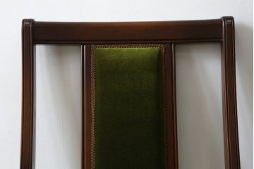中古　美品　神戸洋家具　メープル不二屋　上品な佇まいが魅力的なアームチェア(ダイニングチェア、1P、一人掛け)(R-079765)