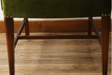 中古　美品　神戸洋家具　メープル不二屋　上品な佇まいが魅力的なアームチェア(ダイニングチェア、1P、一人掛け)(R-079765)