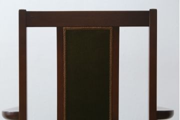中古　美品　神戸洋家具　メープル不二屋　上品な佇まいが魅力的なアームチェア(ダイニングチェア、1P、一人掛け)(R-079765)