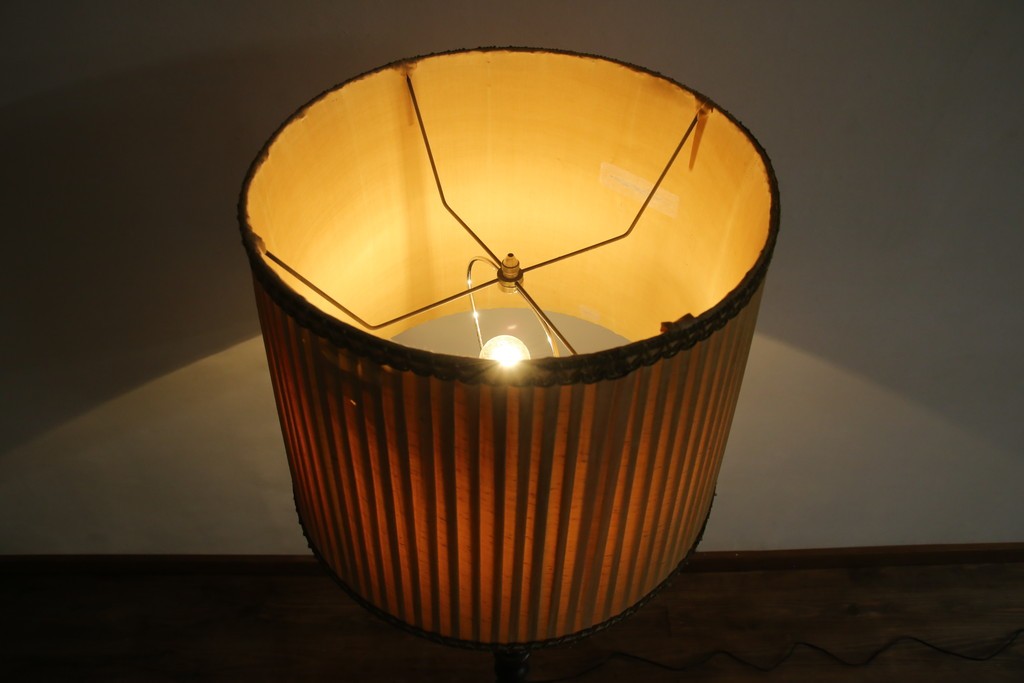 （専用）フェントン　大きなランプシェード　アンティーク　スタンドセット 専用）フェントン 大きなランプシェード アンティーク スタンドセット