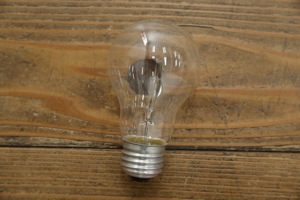 和製ヴィンテージ　大正ロマン　無垢材　挽き物脚とプリーツシェードが素敵なフロアスタンド　(R-079766)