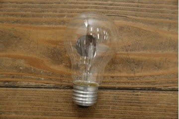 和製ヴィンテージ　大正ロマン　無垢材　挽き物脚とプリーツシェードが素敵なフロアスタンド　(R-079766)