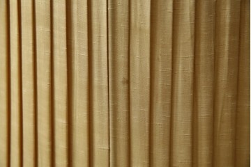 和製ヴィンテージ　大正ロマン　無垢材　挽き物脚とプリーツシェードが素敵なフロアスタンド　(R-079766)