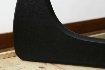 中古　リプロダクト品　イサム・ノグチ(Isamu Noguchi)　洗練されたモダンデザインが美しいセンターテーブル(コーヒーテーブル、ローテーブル、ガラステーブル、カクテルテーブル、リビングテーブル)(R-079767)