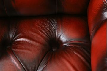 中古　イギリスハンドメイド　DISTINCTIVE CHESTERFIELDS(ディスティンクティブ・チェスターフィールド)　Blenheim(ブレナム)　Club Chair(クラブチェア)　本革(レザー)　主役級の存在感を放つ一人掛けソファ(1P、アームソファ、英国)(R-079768)