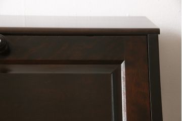 和製ビンテージ　北海道民芸家具　希少!　絶版品・レア品　クラシカルな雰囲気を盛り立てるライティングビューロー(簿記机、ワークデスク、在宅用、在宅ワーク用、ヴィンテージ)(R-079771)