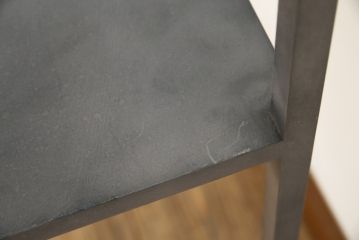 中古　ヨーロッパ　ブランド家具　特注　オーダー品!!　美しいシルエットのアイアンラック(オープンラック、シェルフ、店舗什器、飾り棚、陳列棚)(製作費約30万円)(R-079792)