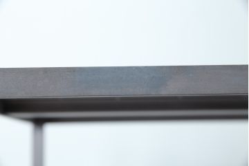 中古　ヨーロッパ　ブランド家具　特注　オーダー品!!　美しいシルエットのアイアンラック(オープンラック、シェルフ、店舗什器、飾り棚、陳列棚)(製作費約30万円)(R-079792)
