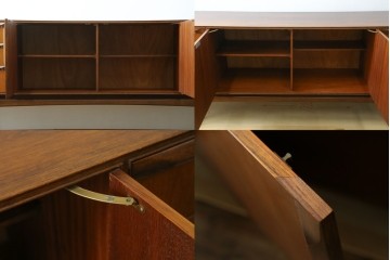 イギリスヴィンテージ　A.H.McIntosh(マッキントッシュ)社　深みある木の色合いが魅力のサイドボード　(R-079793)