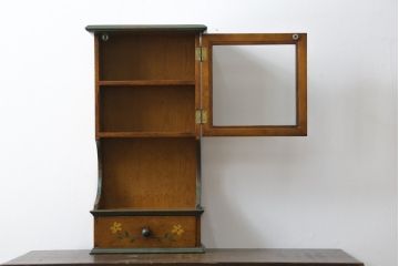 中古　バロッサバレンティ(VARO,S.A. VALENTI)　スペースを有効活用できるウォールキャビネット(壁掛け収納棚、戸棚、吊り棚、引き出し)(R-079798)